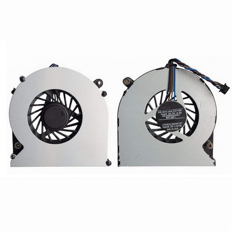 Todiys CPU Cooling Fan 641839-001 Replacement/Compatibility for HP ProBook 4535S 4530S 4730S 6460B EliteBook 8460W 8470W 8450P 8460P 8470P Laptop 646285-001 - Image 1